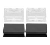 Abaodam Empty Makeup Palette 4Pcs Eyeshadow Containers for DIY Cosmetics Storage and Travel Organizer