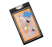 Abaodam Erasable Volleyball Clipboard Durable PVC Sports Match Supply Reusable Writing Board for Strategy Formulation Magnetic Board for and Teams