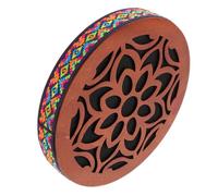 Abaodam Ethnic Hand Drum Ocean Drum for Sound Therapy Wave Sound Bath Instrument Onomatopoeic Wooden Percussion