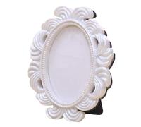 Abaodam European Style Resin Nail Display Container with Retro Decorative Frame Portable Storage for Nail Art Tips and Manicure Display and Props