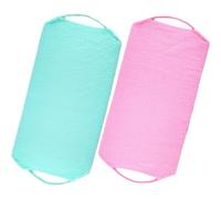 Abaodam Exfoliating Back Scrubber Towels Double-sided Body Scrubbers with Rough Texture 2pcs Made of Sturdy Polyester and Nylon for Bathing and Deep Back Cleaning for Shower Use