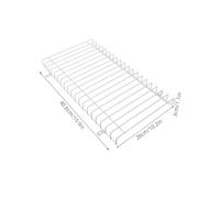 Abaodam Exit Sign Wire Cage Protector Metal Guard Cover Wall Mounted for Emergency Lights in Commercial and Institutional Settings