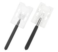 Abaodam Extendable Rod Car Parking Ticket Holder Set, and White Telescoping Card Grabbers for Vehicle Permits, Parking Assistance Tools for Security Booths and Residential Lots