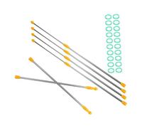 Abaodam Extendable Stainless Steel Sprayer Lance Wand for Agriculture Telescopic Spray Pole with Thread Long Reach Replacement Sprayer Wand for Large Precision Spraying and Sustainable