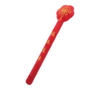 Abaodam Extended Length Manual Massage Hammer for Body Meridians and Back with Simple Operation, Red Pp and Pu Material, for Home and Office Relaxation and Muscle Relief