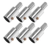 Abaodam Extension Pole Tip Adapter, Aluminium Alloy Threaded Broom Handle Adapter for Broom Stick Connector Styles, 1 Set for Cleaning Tasks