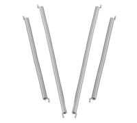 Abaodam Extension Springs for Stapler Replacement Stainless Steel 4pcs with Double Hook Sturdy Hooked Wire Tension Springs Suitable for Desktop Staplers in Daily Office Tasks