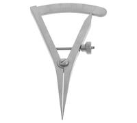 Abaodam Eye Positioning Ruler Eyelid Measurement Gauge 150mm Stainless Steel Multi-purpose Suitable for Ophthalmic Instruments for Wife and Daughter at Home Or Traveling