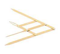 Abaodam Eyebrow Positioning Ruler Eyebrow Drawing Tool Stainless Steel with Golden Ratio for Accurate Measurement, Lightweight and Sturdy Suitable for Beginners and Professionals