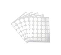 Abaodam Eyelash Aluminium and Instant Glue Separation Plump with Oval Glue Droplets 300pcs Disposable Extension Gasket Stickers, Silver Foil Material Feature Cosmetic Makeup