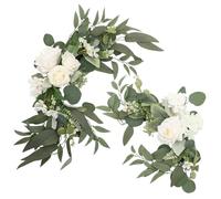 Abaodam Fake Flower Decors Wedding Arch Flowers Romantic Cloth Material Never Wither Easy Care for People Welcome Board Decoration