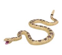 Abaodam Fake Snake Toy Realistic Rubber Rattlesnake,small Plastic Snake Model, Prank Garden Decoration for Outdoor Yard Halloween Party Prop Jungle Animal Toy Decor