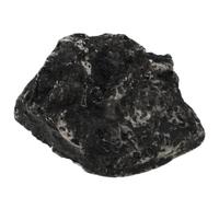 Abaodam Fake Stone Key Hider for Outdoor Garden Yard Hidden Storage | Resin Stone-shaped Design, Black Finish, Stores Small Items, House or Car Spare Key Concealment