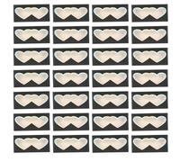 Abaodam False Eyelash Eyelash Case Heart-shaped 50pcs Packaging Boxes with Lid Design Paper Material Keeps Tidy and Organised for Travel and Daily Life