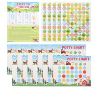 Abaodam Farm Potty Chart Kids Potty Training Charts Potty for Kids Potty Training Reward Reward for Toddlers Boys