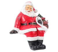 Abaodam Father Christmas Statue santa handbag baby doll kids decor desk top decor Christmas Party Ornament xmas santa table figure Santa Claus Decor Santa Claus Adornment Xmas Adornment