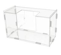 Abaodam Feeder Accessory and Built-in Rack Cage with Acrylic Rabbit for Sturdy Hanging Holder Stable Feeding Groove Suitable Smooth Surface Bunny for Rabbits and Squirrels Pet