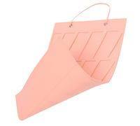 Abaodam Felt Hanging Jewelry Organizer Necklace Holder and Headband Storage Organizer with Multiple Pockets, Sturdy Pink Accessory Organiser for Girls and Baby Girls Bedroom or Nursery