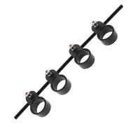 Abaodam Finger Strengthener for Guitar and Piano Practice with Elastic Connecting Rod, Portable Finger Expanding Tool Made of Abs and Silicone, for Advanced Players and Adults, Safe