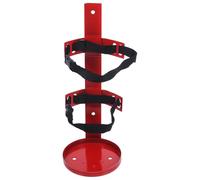 Abaodam Fire Extinguisher Wall Mount Bracket Iron Hanger for 2-4Kg Extinguishers with Polyester Coating Suitable for Workplace Safety
