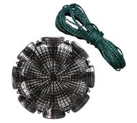 Abaodam Fishing Bait Cage Multi Crawfish Trap with Rope Innovative Lure Feeder Holder for Eel Crab Shrimp and Crayfish Portable Design to Enhance Fishing Success