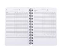 Abaodam Fitness Planning Notebook Workout Journal Lightweight Exercise Planner for Health Management with Stylish Cover and Practical Layout for Students Teachers Office Workers