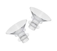 Abaodam Flange Inserts for Breast Pump Wearable Silicone Inserts Replacements 13mm Converter Soft Washable Accessories for Breastfeeding Mothers 2pcs Set