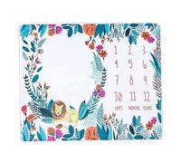Abaodam Flannel Baby Photo Blanket, Newborn Photography Backdrop for Baby, Soft Skin-friendly Nursing Cover, Monthly Milestone Prop for Studio Shoots