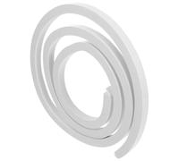 Abaodam Flexible Cuttable Foam Backer Rod for Concrete Joint Gap Filler Sponge, White Square-shaped Rope-like Seal Strip with Elastic Properties, for Driveway Crack Sealing and Caulking