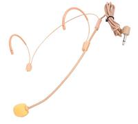 Abaodam Flexible Headset Microphone for Singing with Sound Amplification, Abs Material Small Ear Microphone for Performers and Tour Guides Using a Megaphone on Stage