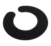 Abaodam Flexible Waterproof Silicone Haircut Cape with Salon Neck Wrap for Haircut and Shampoo Use Black Designed for Comfort and Protection