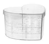 Abaodam Flower Arrangements Box Acrylic Visually Appealing Display and Packaging Solution Heart Shaped with 21-holes for Weddings and Valentine's Day