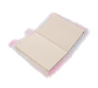 Abaodam Fluffy Rabbit Plush Journal Book with Lined Paper Portable Diary Notebook for Daily Notes and Trips