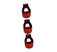Abaodam Flute Replacement Mouthpiece Set Wind Instrument Accessory 3pcs Made of Sturdy Resin with No Burrs for Easy Playing Suitable for Beginners and Professional Flute Players