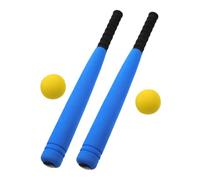 Abaodam Foam Baseball Bat for Lightweight Durable Eva Soft Baseball Stick with Smooth Edges Portable Training Kit Includes Bats and Balls for Indoor Outdoor Play