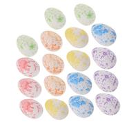 Abaodam Foam Easter Eggs DIY Decorations Lovely Speckled Ornaments for Easter Party Easy Setup Festive Decor for Home School and Holiday Scenes