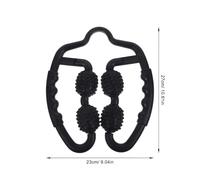 Abaodam Foam Manual Muscle Relaxer Roller for Arms Legs Back Comfortable Grip for Fitness and Relief