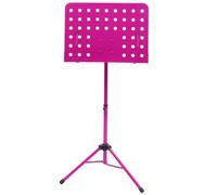 Abaodam Foldable Aluminum Alloy Music Sheet Stand Telescopic Height Adjustment Portable Tripod Music Stand Holder for Guitar and Violin Includes Storage Bag Random Color