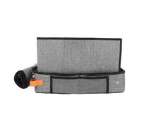 Abaodam Foldable Cat Litter Box with Splash Guard, Portable On-the-Go Cat Toilet Tray for Kittens, Compact Collapsible Plastic Pet Litter Box Suitable for Airplane and Outdoor Use