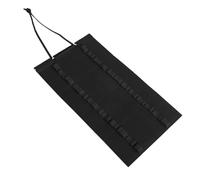Abaodam Foldable Drumstick Holder in Black Felt and Wood Portable Drumstick Display Holder for Musicians the Go that Reduces Noise and Vibration with Minimalist Design