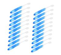 Abaodam Foldable Soft-Bristle Toothbrush Set 20Pcs, Lightweight Manual Portable Brushes for Travel Essentials and Outdoor Use