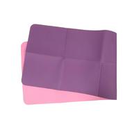 Abaodam Foldable Tpe Yoga Mat Non-slip Kneeling Protector Cushion Lightweight Portable Fitness Mat for Travel Outdoor Workouts Home Exercise for Women Men