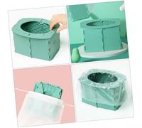 Abaodam Foldable Travel Potty Portable Toilet Seat for Car and Outdoor Use Lightweight Sturdy PP Material Easy to Carry Folding Toilet Trainer