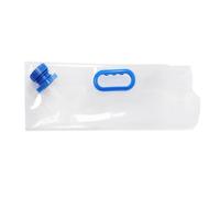 Abaodam Foldable Water Container Compressible Foldable Large Capacity Water Storage Bag 15l Pe Pa Pet Blue Handle Blue Mouth for Outdoor Hunting