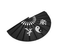 Abaodam Folding Tai Chi Fan for Martial Arts Performance Cloth Material Handheld Fan for Kungfu Dance Practice Precision Crafted for Men and Women Training