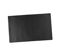 Abaodam Food Grade Silicone Pet Feeding Mat Slip Rectangular Placemat for Dogs and Cats Easy to Clean Black for Mess Feeding Protects Floors From Spills