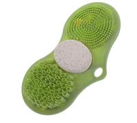 Abaodam Foot Scrubber Mat and Rubber Material Shower with Non Slip Suction Cup Universal Fit Feet Scrubber Mat for Bathroom Use Designed for Men and Women