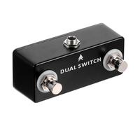 Abaodam Foot-step Switch Effect for Guitar Dual Control Black Pedals for Live Performance Stage