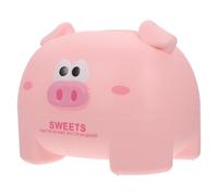 Abaodam for Pig Tissue Holder with Box Shaped Large Capacity and Abs Material, Convenient Napkin Or Not Easy to Overturn and Lovely Cartoon Style Office Bedroom