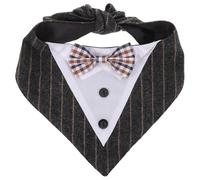 Abaodam Formal Dog Triangle Bandana Bib Absorbent Puppy Tuxedo Scarf for Pets Machine Washable Large Dog Neckerchief Stylish Pet Bib for Cleanliness and Photoshoots Suitable for Cats
